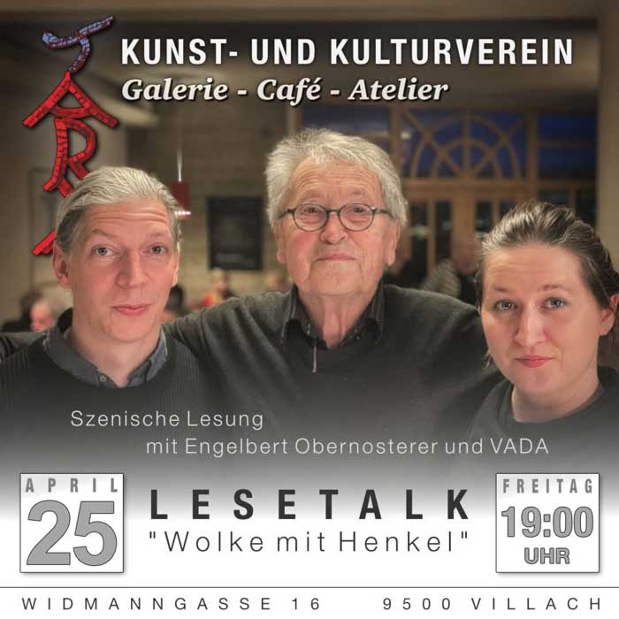 Szenische Lesung im TART, Villach/Beljak – Engelbert Obernosterer und VADA