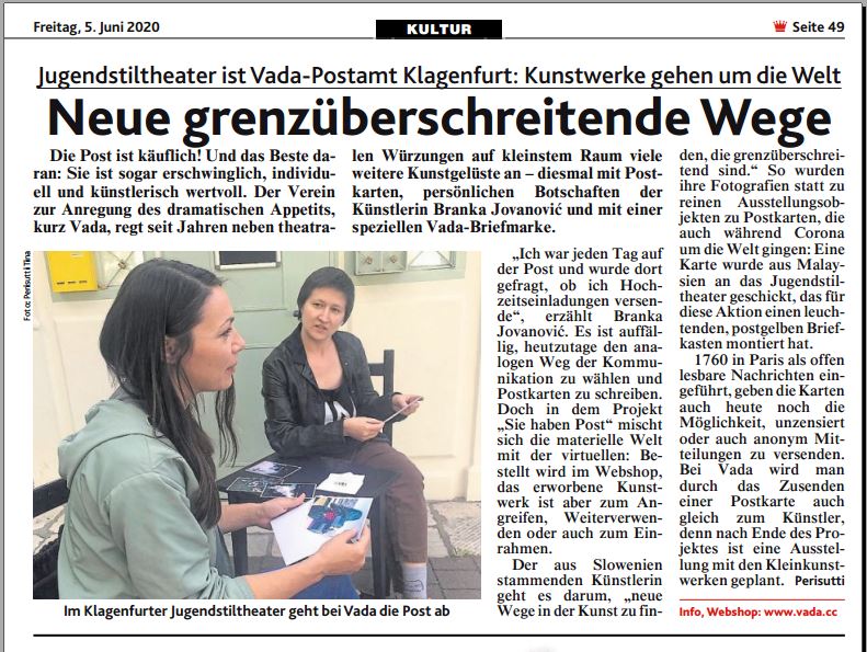 Artikel in der Kronenzeitung