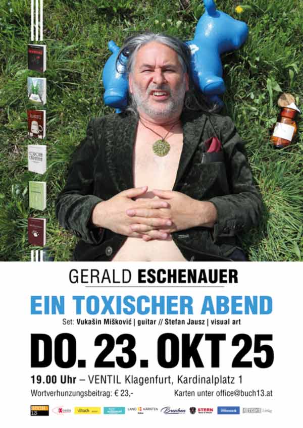 Plakat Gastspiel Gerald Eschenauer im VENTIL