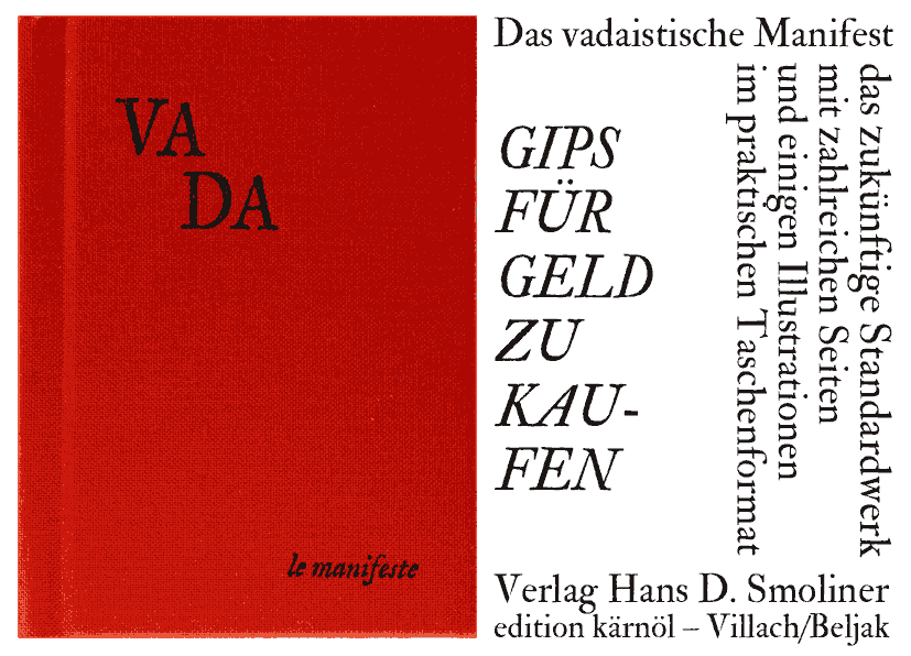 Kaufen Sie das VADA-Manifest &ndash; theatertheoretisches Standardwerk der Neuzeit, das aber auch f&uuml;r Neandertaler*innen g&uuml;ltig ist